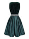 Green 1950s Vintage Retro Dress 3