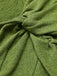 She pairs this 2PCS Olive Green 1930s V-Neck Top & Mermaid Skirt with confidence and 1930s charm