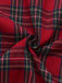 2PCS Red 1930s Christmas Plaid Pajama Set - vintage fashion, retro style, elegant red