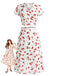 Red 1960s Print 2PCS