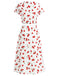 Red 1960s Print 2PCS