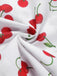 Red 1960s Print 2PCS
