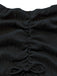2PCS Solid 1930s One Shoulder Top & Mermaid Skirt - vintage skirt, retro style