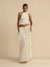 2PCS White 1970s Wrinkle Halter Backless Top & Skirts: a 1970s classic that whispers rather than shouts