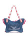 Pink Ripped Denim 3D Butterfly Novelty Bag