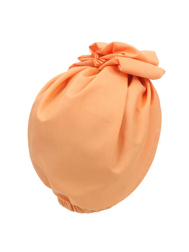 Vintage Flower Bow Pullover Hat