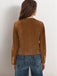 Brown 1970s Suede Button Pocket Jacket