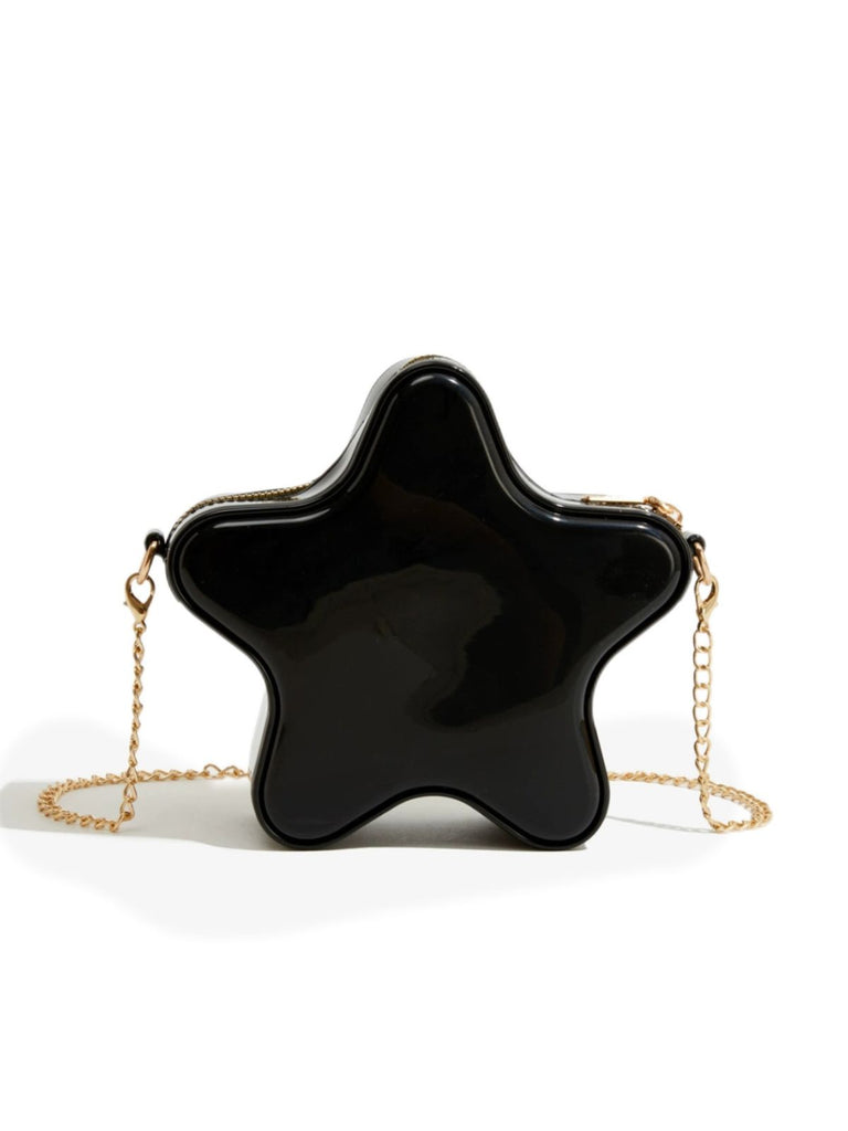 Vintage 3D Star Shape Macaron Color Chain Bag