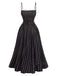 1950s Lace Paneled Polka Dot Dress