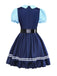 1960s Bunny Officer Mock Two-Piece Shirt Dress Set