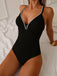 Black 1960s Jagged Edges Swimsuit & Sheer Cover-Up
