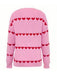 1940s Valentine's Day Heart Knitted Sweater
