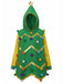 1950s Christmas Tree Hoodie With Colorful Pom Poms