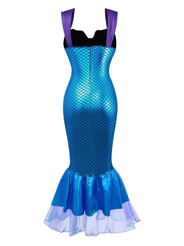 1930s Seashell Mermaid Halloween Bodycon Dress