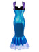 1930s Seashell Mermaid Halloween Bodycon Dress