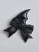 Vintage Gothic Bow Leather Hair Clip