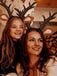 Brown Christmas Reindeer Headband With Ears