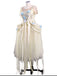 Apricot 1940s Wednesday Enid Style Dress