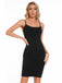 1980s Stretchy Bodycon Dress with Built-In Shapewear