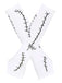 Halloween Stitched Print Fingerless Gloves & Socks