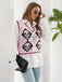 1980s Halloween Skull Arygle Sweater Vest