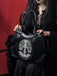 Black Gothic Skeleton Lace Handbag