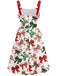 1950s Christmas Ornament Lace-Up Dress