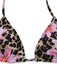 3PCS 1960s Leopard Print Floral Bikini Set - vintage fashion, retro style