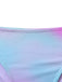 3PCS Y2K Halter Ombre Bikini Set & Cover-Up, vintage swimsuit, pin-up swimwear - perfect for women who love vintage and retro fashion