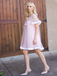 Pink 1940s Ruffle Sleeve Plush Trim Tulle Nightgown