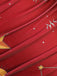 [Pre-Sale] Red 1940s Sun Moon Stars Lace-Up Swimsuit