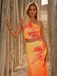 2PCS 1930s Lily Mesh One-Shoulder Crop Top & Mermaid Skirt
