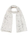 Winter Christmas Sheer Glitter Snowflakes Scarf