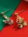 Christmas Bell Angel Snowflake Dangle Earrings