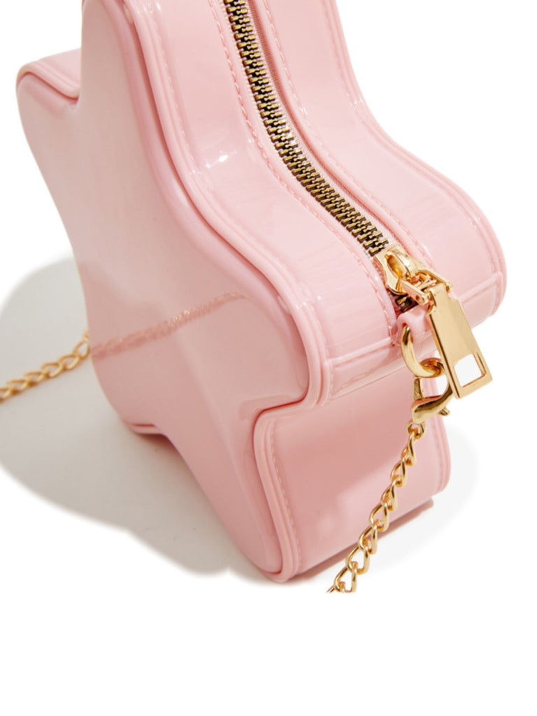 Vintage 3D Star Shape Macaron Color Chain Bag