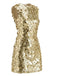 Y2k Sequin Disco Sleeveless Party Dress