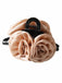 Valentine's Day 3D Floral Rose Satin Hair Claw Clip