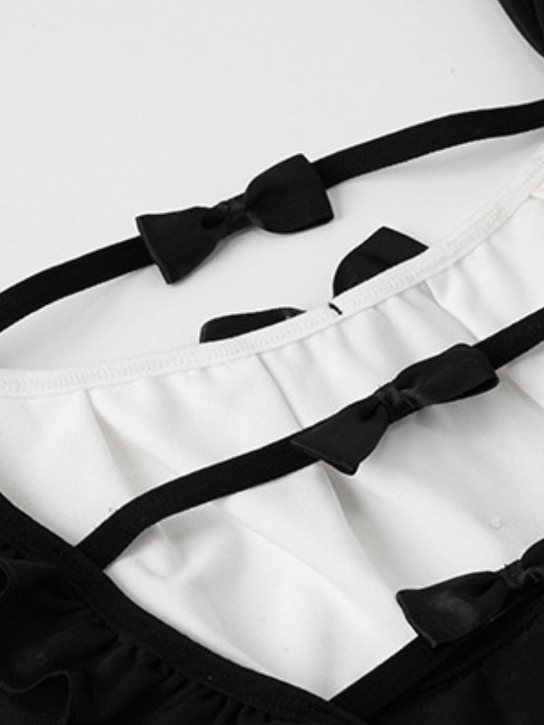 1980s Bunny Girl Bodysuit Loungewear Set