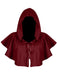Vintage Solid Halloween Hooded Grim Reaper Cloak