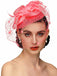 Vintage Mesh Feather Bow Hair Accessories