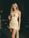 1980s Strapless Heart Cutout Diamond Lace Dress