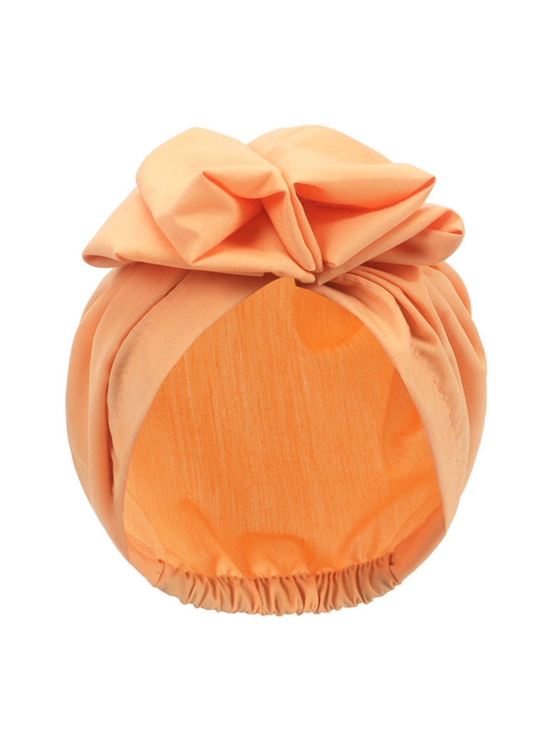 Vintage Flower Bow Pullover Hat