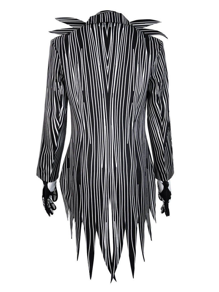 Black 1940s Jack Skellington Costume Suit