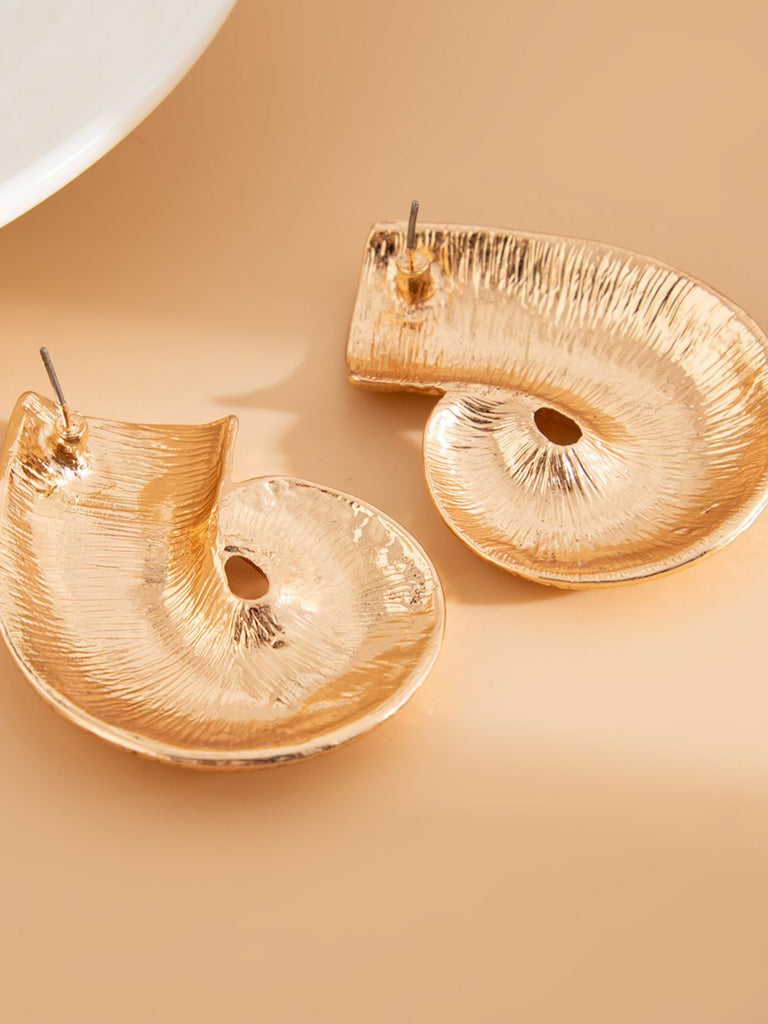 Vintage Irregular Alloy Earrings