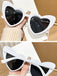 Vintage Curved Heart Frame Sunglasses