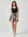 1950s Stripes Knitted Belted Romper