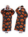 1970s Pumpkin Santas Snowman Blanket Hoodie Lougewear