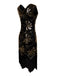 1920s V-Neck Sequined Beading Flapper Dress