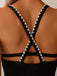 Black 1960s Jagged Edges Swimsuit & Sheer Cover-Up