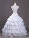 White 1950s Multi-Layered Ruffled Petticoat